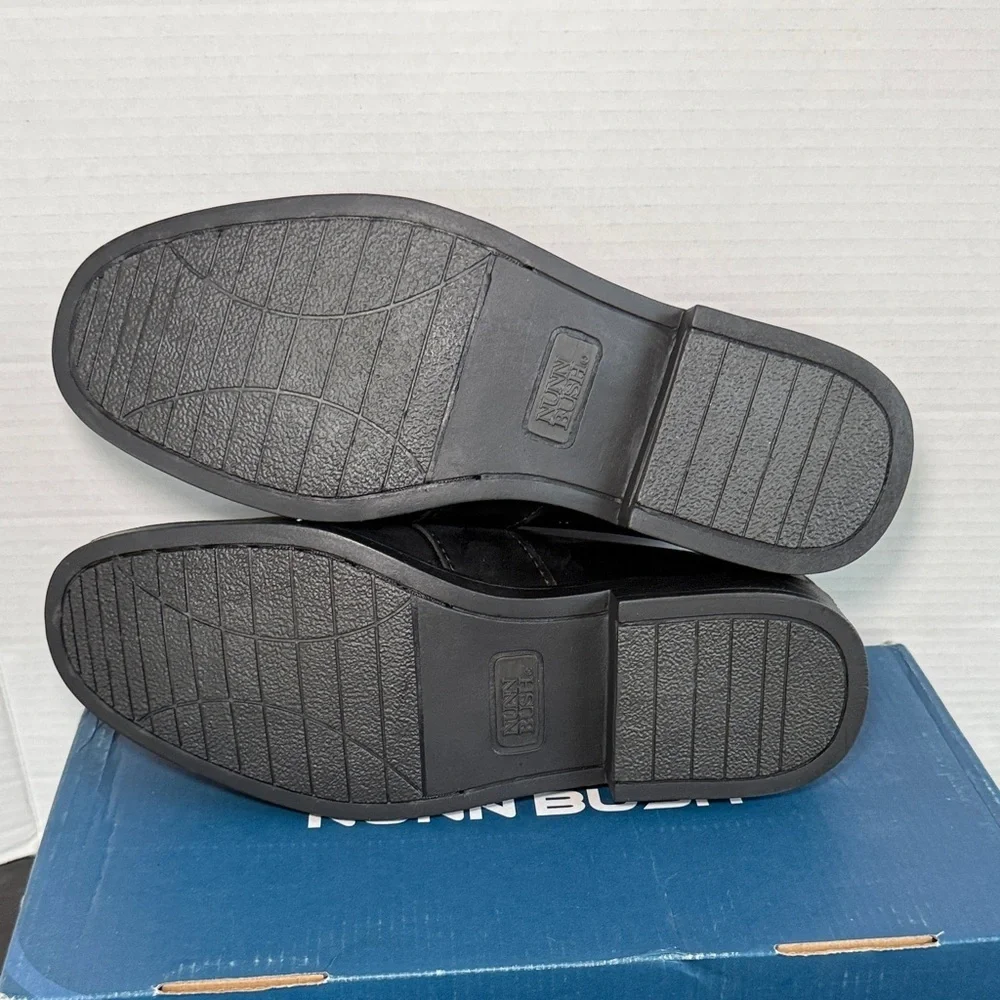 NEW! Nunn Bush Men's Lincoln Moc Toe Penny Loafers 10.5W